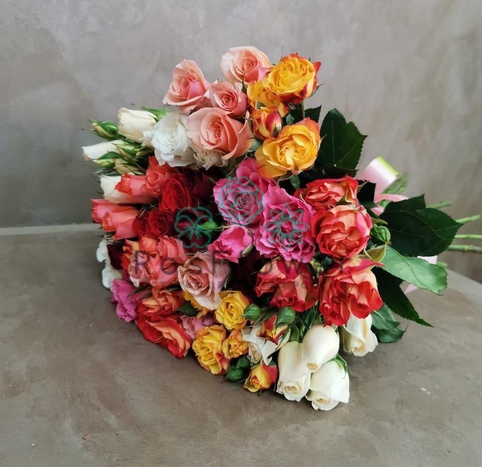 Букет цветов из: Розы в Верхних Ачалуках