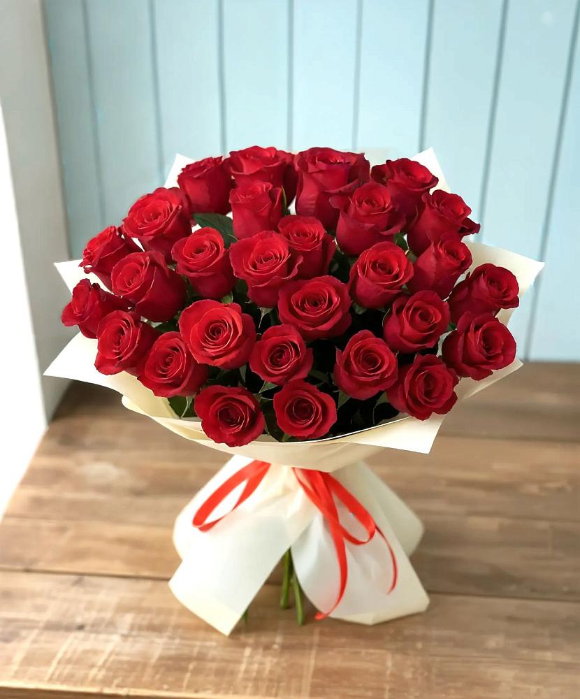 Букет 29 Красных роз в Верхних Ачалуках