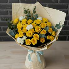 Букет цветов из:  Розы #REPLACE_PRED# Верхних Ачалуках