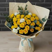 Букет цветов из:  Розы в Верхних Ачалуках