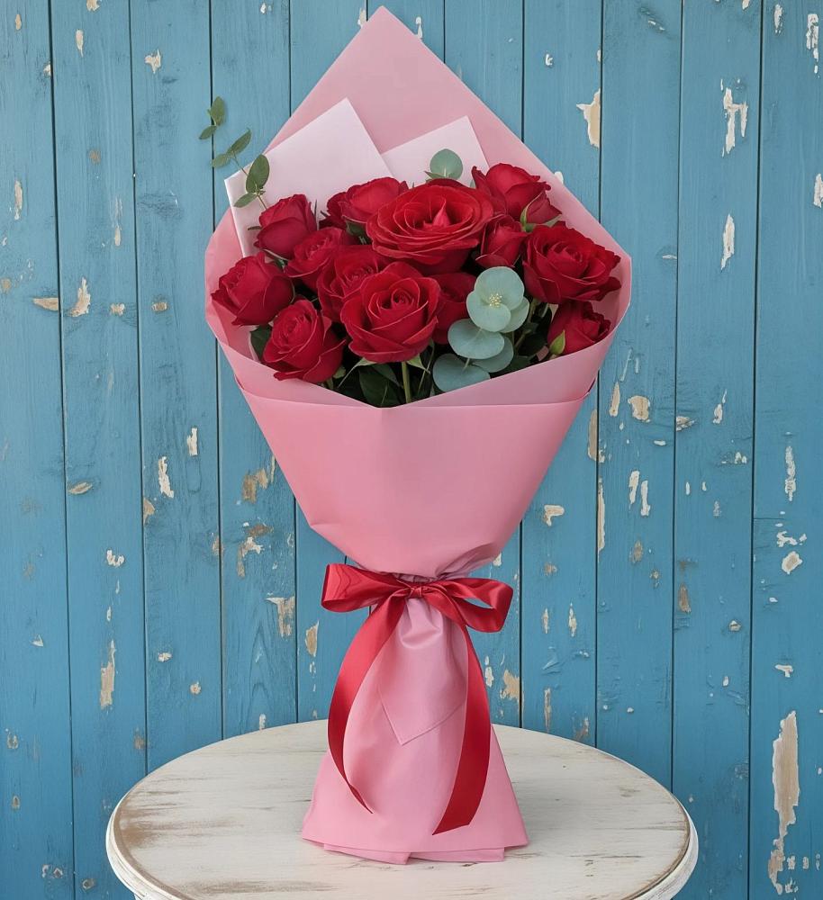 Букет цветов из: Розы в Верхних Ачалуках