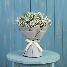 Букет цветов из:  Гипсофила в Верхних Ачалуках