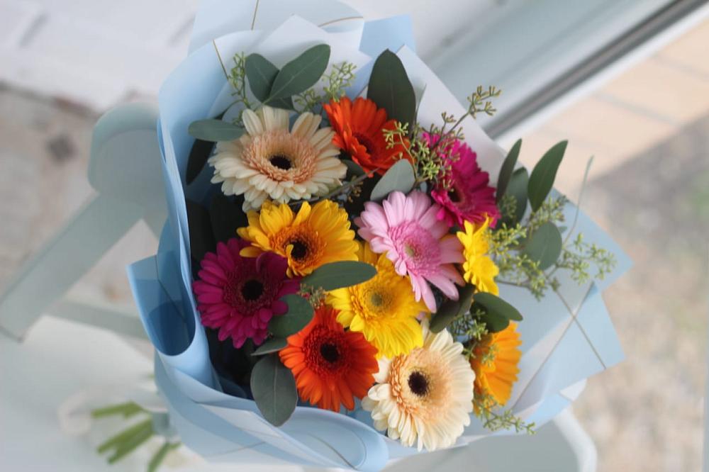 Букет цветов из: Герберы в Верхних Ачалуках