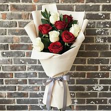 Букет цветов из:  Розы в Верхних Ачалуках