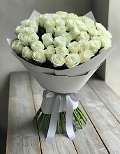 Букет 35 Белых роз #REPLACE_PRED# Верхних Ачалуках