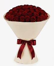 Букет 101 Бордовая роза Блэк Бакарра в Верхних Ачалуках