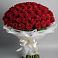 Букет 101 Красная роза Блэк Мэджик в Верхних Ачалуках