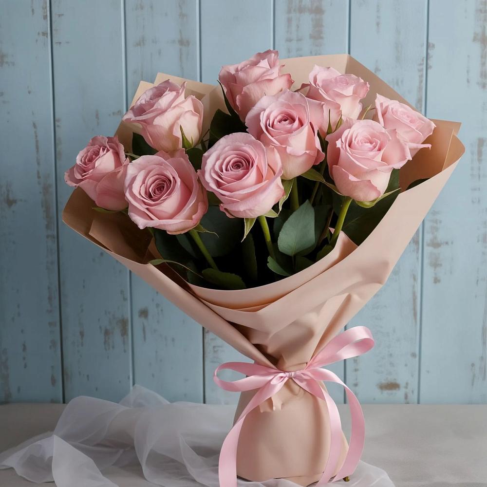 Букет цветов из: Розы в Верхних Ачалуках