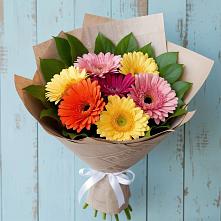 Букет цветов из:  Герберы #REPLACE_PRED# Верхних Ачалуках