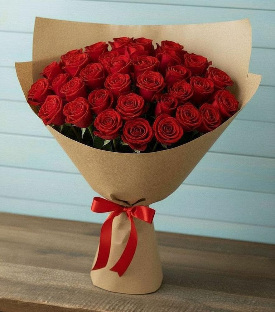 Букет Красные розы Милано в Верхних Ачалуках