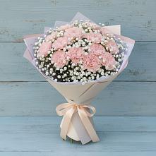 Букет цветов из:  Гвоздики в Верхних Ачалуках
