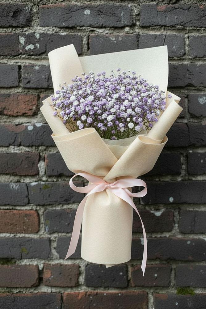 Букет цветов из: Гипсофила в Верхних Ачалуках