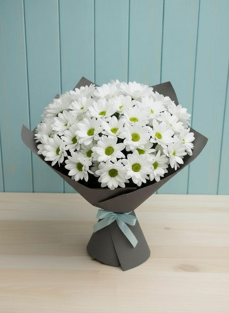 Букет цветов из: Хризантемы в Верхних Ачалуках