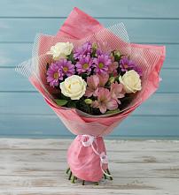 Букет цветов из:  Герберы в Верхних Ачалуках