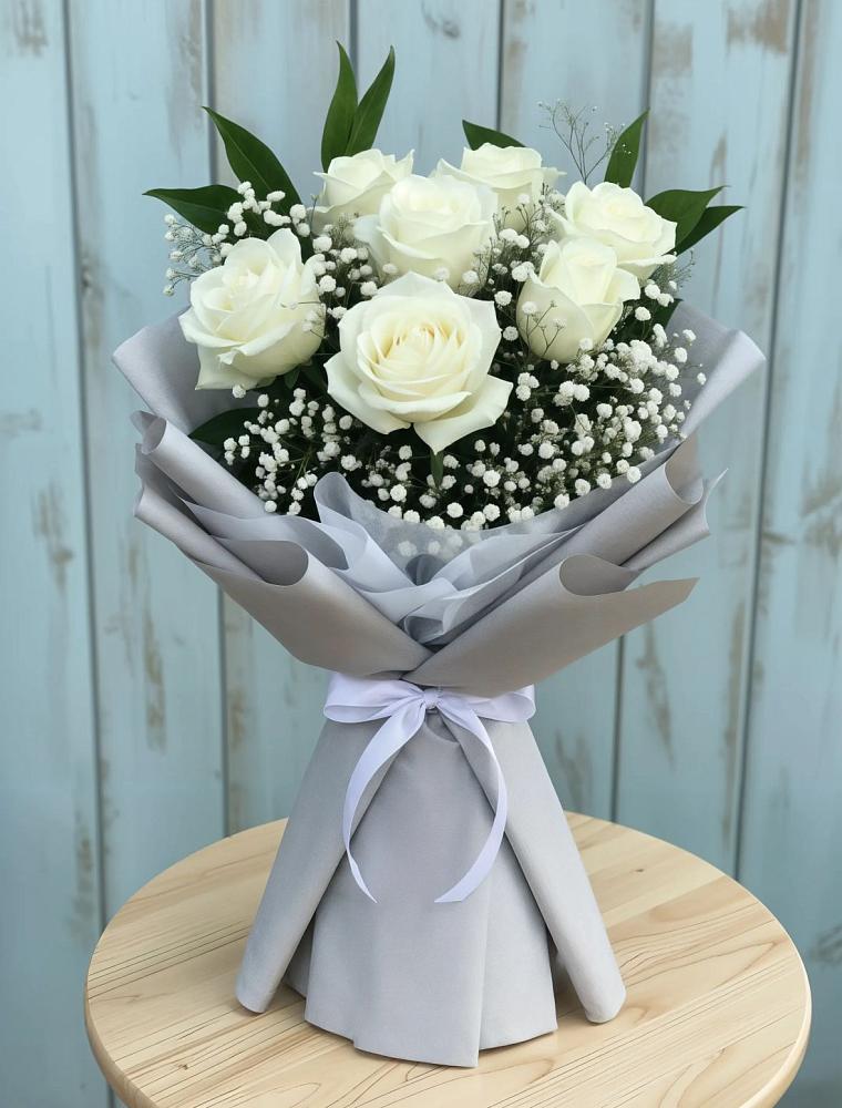 Букет цветов из: Розы в Верхних Ачалуках