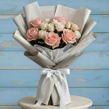 Букет цветов из:  Розы #REPLACE_PRED# Верхних Ачалуках