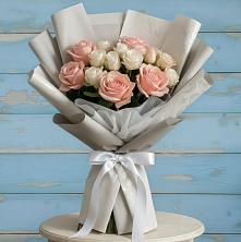 Букет цветов из:  Розы в Верхних Ачалуках