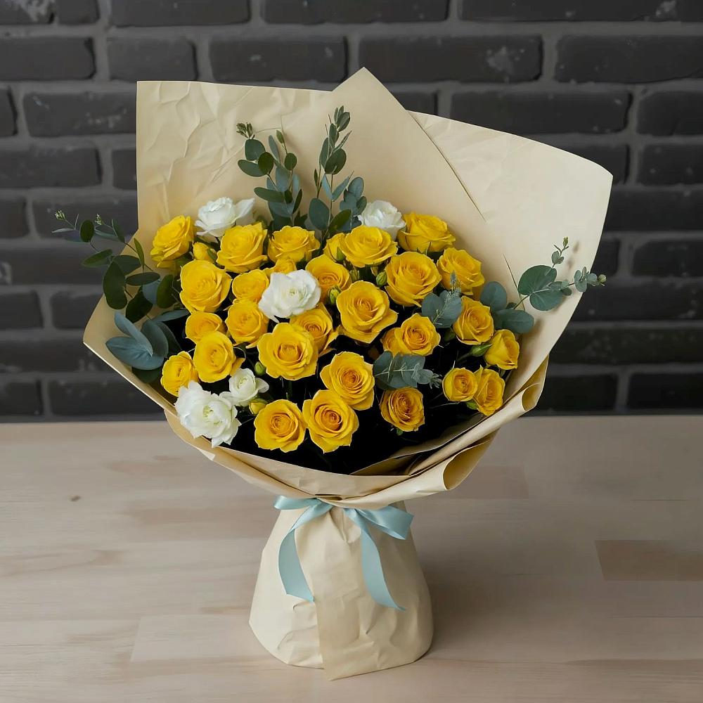 Букет цветов из: Розы в Верхних Ачалуках