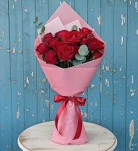 Букет цветов из:  Розы в Верхних Ачалуках