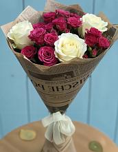 Букет цветов из:  Розы в Верхних Ачалуках