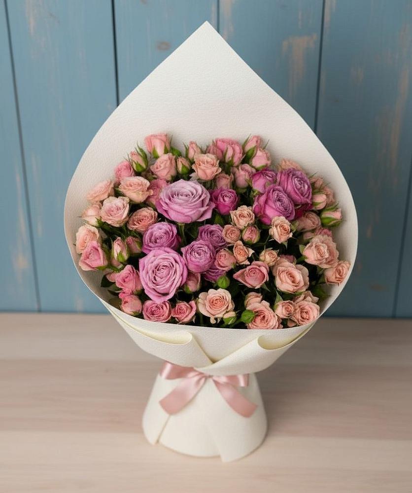 Букет цветов из: Розы в Верхних Ачалуках