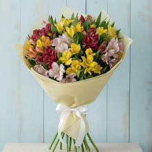 Букет цветов из:  Альстромерии в Верхних Ачалуках