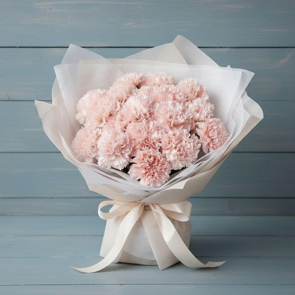 Букет цветов из: Гвоздики в Верхних Ачалуках