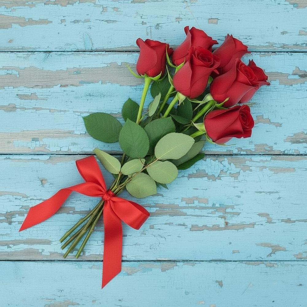 Букет Красные розы в Верхних Ачалуках