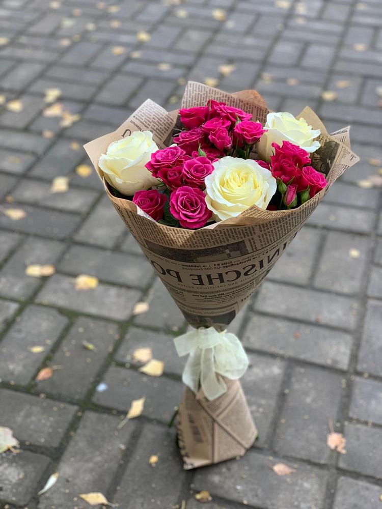 Букет цветов из: Розы в Верхних Ачалуках