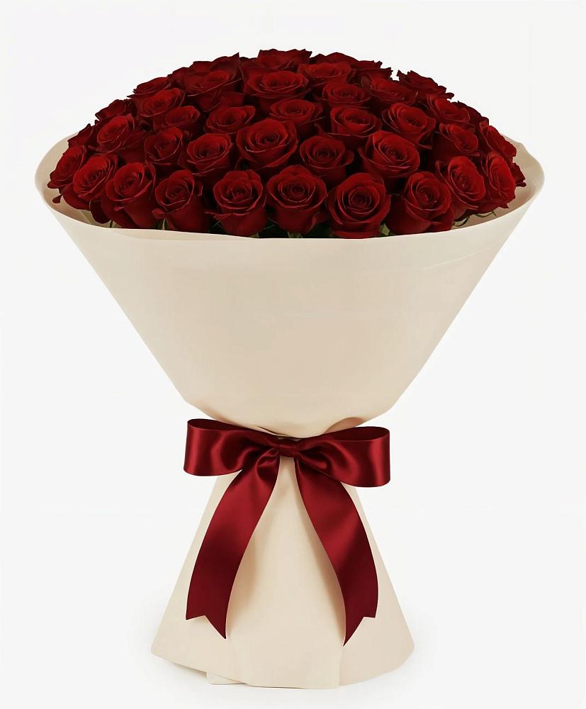 Букет 101 Бордовая роза Блэк Бакарра в Верхних Ачалуках