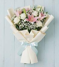 Букет цветов из:  Лилии в Верхних Ачалуках
