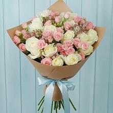 Букет цветов из:  Розы в Верхних Ачалуках